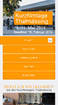 Mobile Screenshot of kurzfilm-thalmaessing.de
